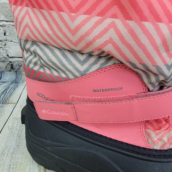 Columbia Powderbug Winter Snow Boots Women's Size 7 Pink Insulated 400 Gram - Picture 5 of 8